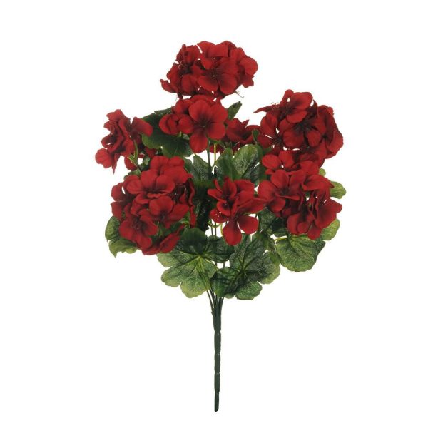 GERANIO BOUQUET 9X CM.47,5 ROSSO