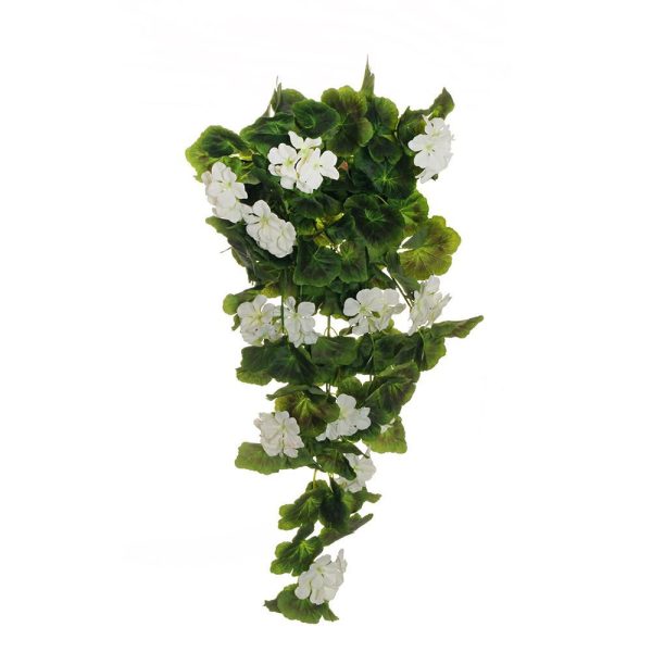 GERANIO BOUQUET CADENTE9X CM.82 BIANCO