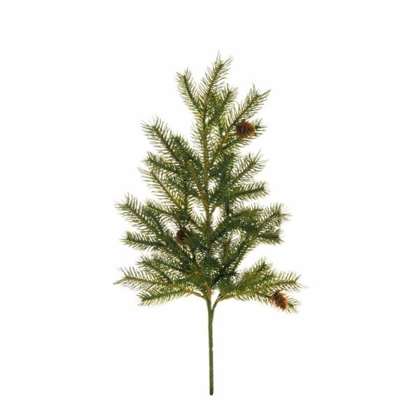 ABETE RAMO C/3 PIGNE 18TIPS CM.48 VERDE ABETE RAMO C/3 PIGNE 18TIPS CM.48 VERDE