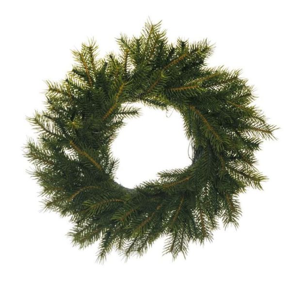 CORONA ABETE D.38 CM TIPS 65 VERDE CORONA ABETE D.38 CM TIPS 65 VERDE