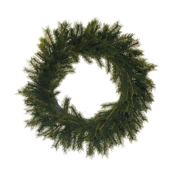 CORONA ABETE D.45 CM TIPS 90 VERDE CORONA ABETE D.45 CM TIPS 90 VERDE