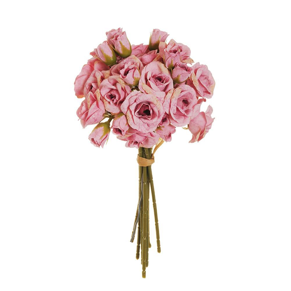 ROSE MINI FRISCO BOUQUET X9 18F 18B CM.30 MALVA ROSE MINI FRISCO BOUQUET X9 18F 18B CM.30 MALVA