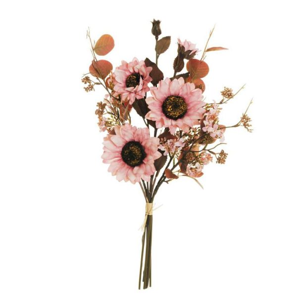 GIRASOLI/VIBURNO/EUCALYPTO BOUQUET 6X CM.56 ROSA GIRASOLI/VIBURNO/EUCALYPTO BOUQUET 6X CM.56 ROSA