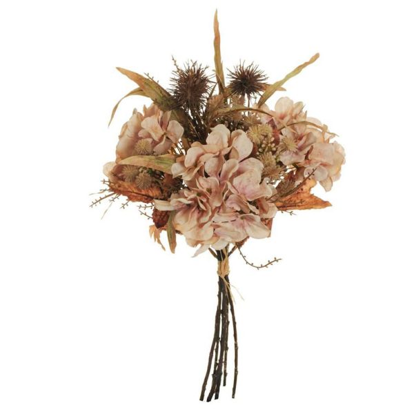 HYDRANGEA/ECHINOPS/EUCALYPTO BOUQUET 6X CM.45 ROSA ANTICO HYDRANGEA/ECHINOPS/EUCALYPTO BOUQUET 6X CM.45 ROSA ANTICO