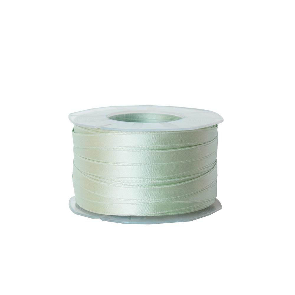 NASTRO DOPPIO RASO 10MM100MT H.Q. VERDE SALVIA