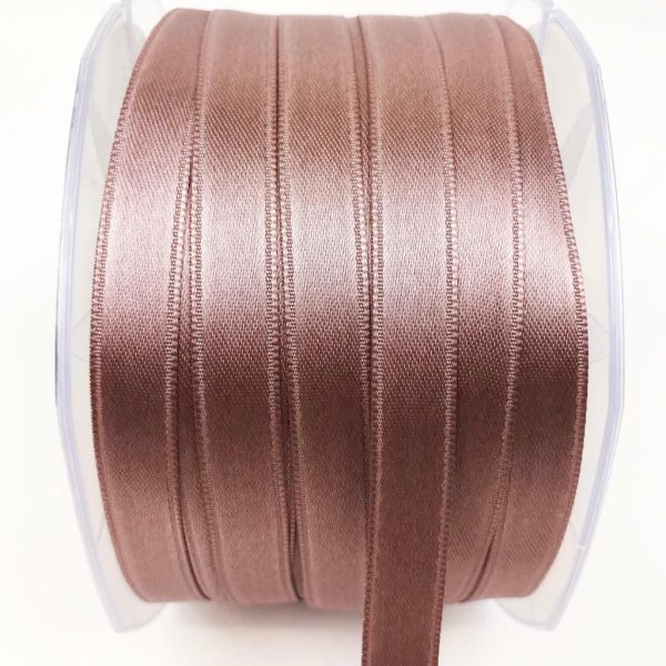 NASTRO DOPPIO RASO 10MM100MT H.Q. MARRONE NASTRO DOPPIO RASO 10MM100MT H.Q. MARRONE