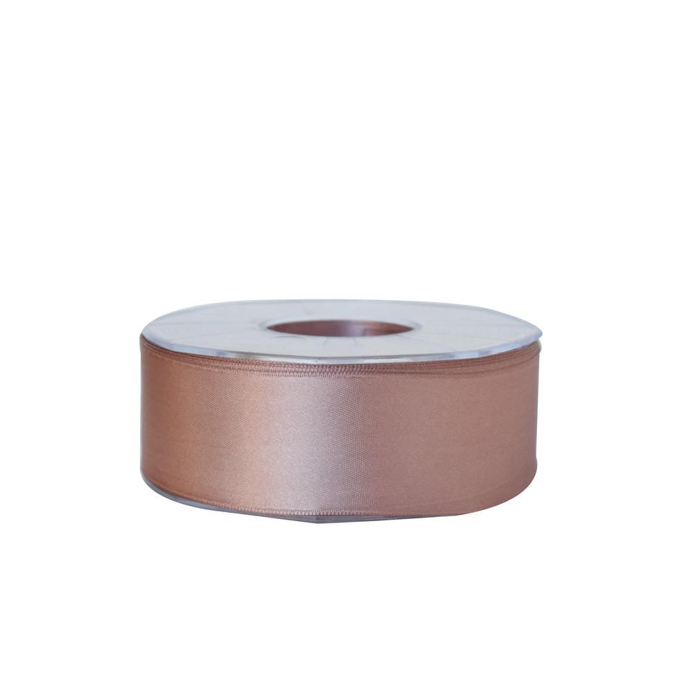 NASTRO DOPPIO RASO 40MM25MT H.Q. MARRONE