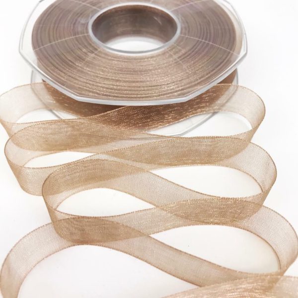 NASTRO ORGANZA 15MM 50MT H.Q. CANNELLA NASTRO ORGANZA 15MM 50MT H.Q. CANNELLA