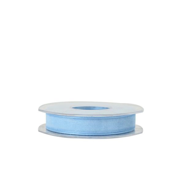 NASTRO ORGANZA 15MM 50MT H.Q. CELESTE BABY NASTRO ORGANZA 15MM 50MT H.Q. CELESTE BABY