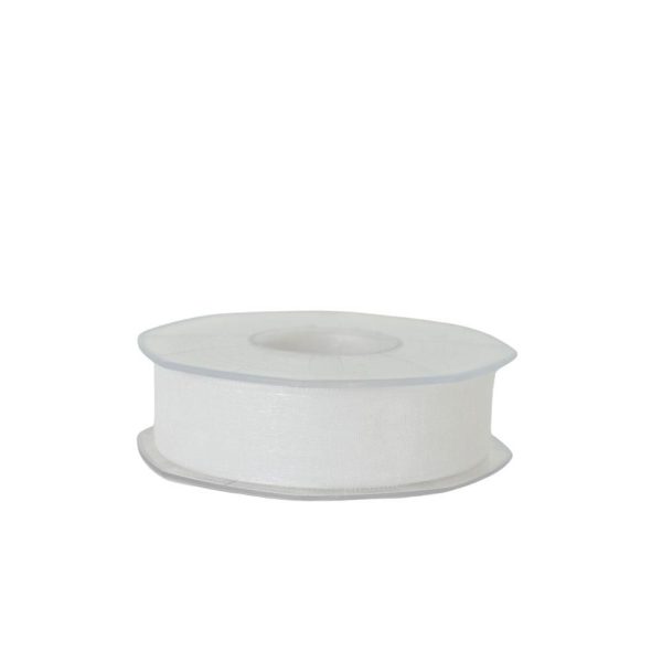NASTRO ORGANZA 25MM 50MT H.Q. BIANCO NASTRO ORGANZA 25MM 50MT H.Q. BIANCO