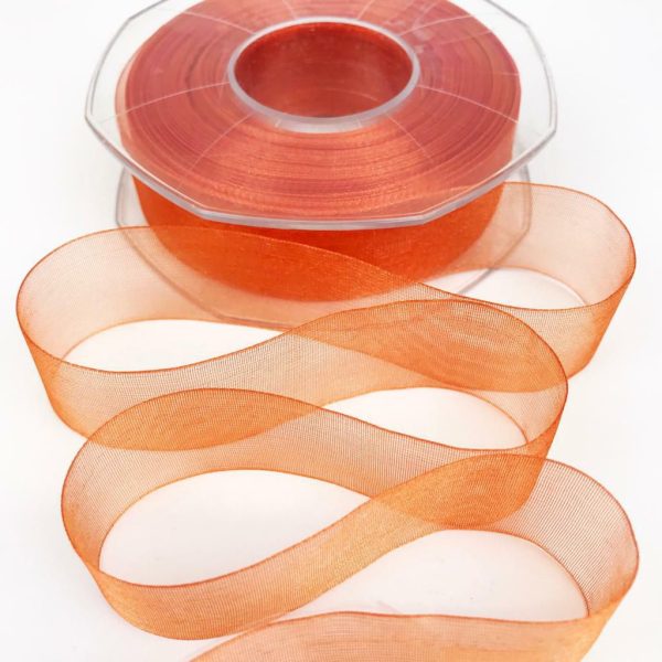 NASTRO ORGANZA 25MM 50MT H.Q. ARANCIO NASTRO ORGANZA 25MM 50MT H.Q. ARANCIO