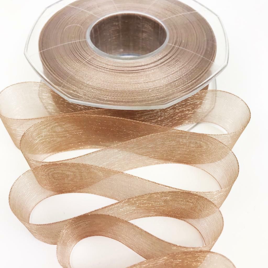 NASTRO ORGANZA 25MM 50MT H.Q. CANNELLA