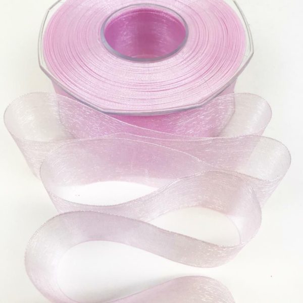 NASTRO ORGANZA 40MM 50MT H.Q. ROSA BABY NASTRO ORGANZA 40MM 50MT H.Q. ROSA BABY