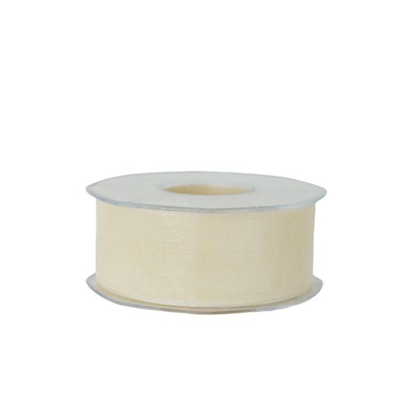 NASTRO ORGANZA 40MM 50MT H.Q. AVORIO NASTRO ORGANZA 40MM 50MT H.Q. AVORIO