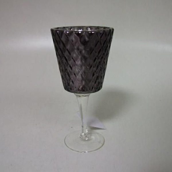 BICCHIERE VETRO H21 D9,5 NERO/ARGENTO BICCHIERE VETRO H21 D9,5 NERO/ARGENTO