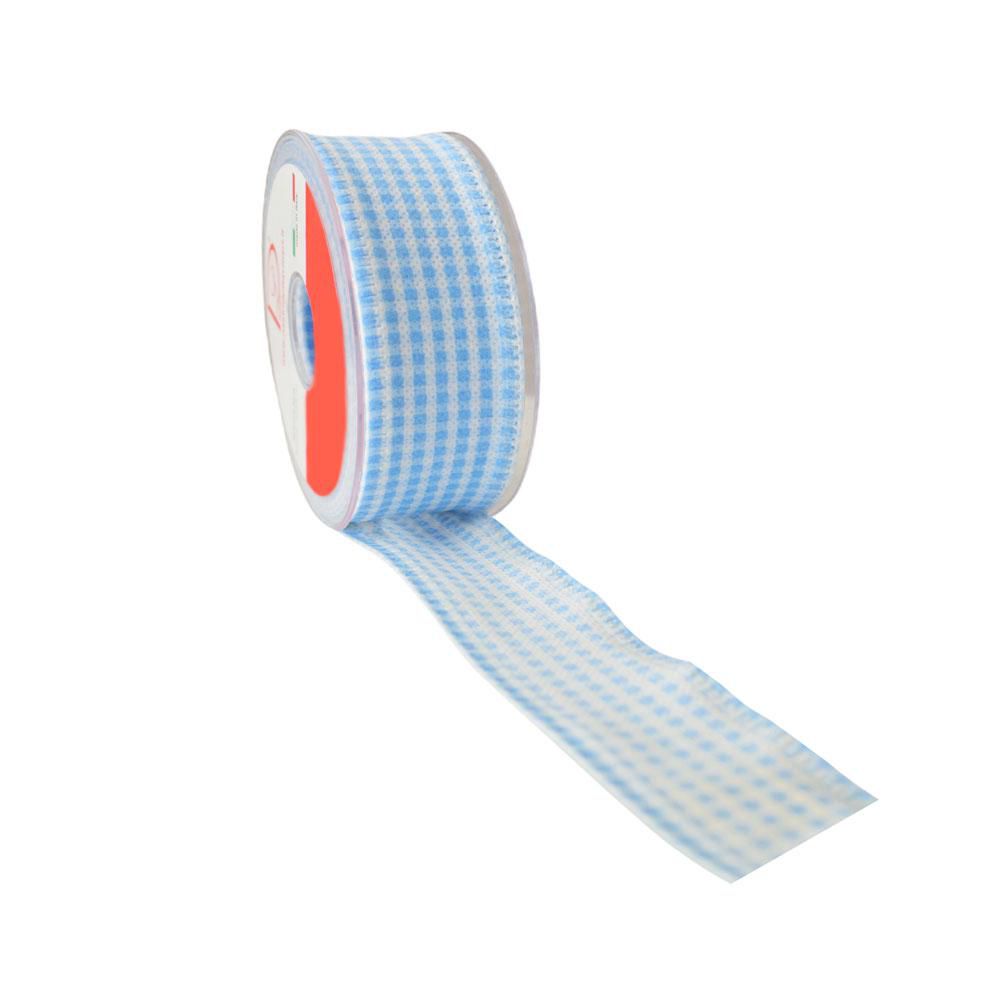 NASTRO QUADRETTO 40MM 20MT CELESTE DO