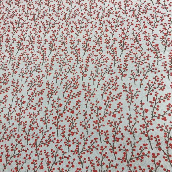 BOBINA CANVAS BACCHE CM80X5 MT ROSSO/BIANCO BOBINA CANVAS BACCHE CM80X5 MT ROSSO/BIANCO