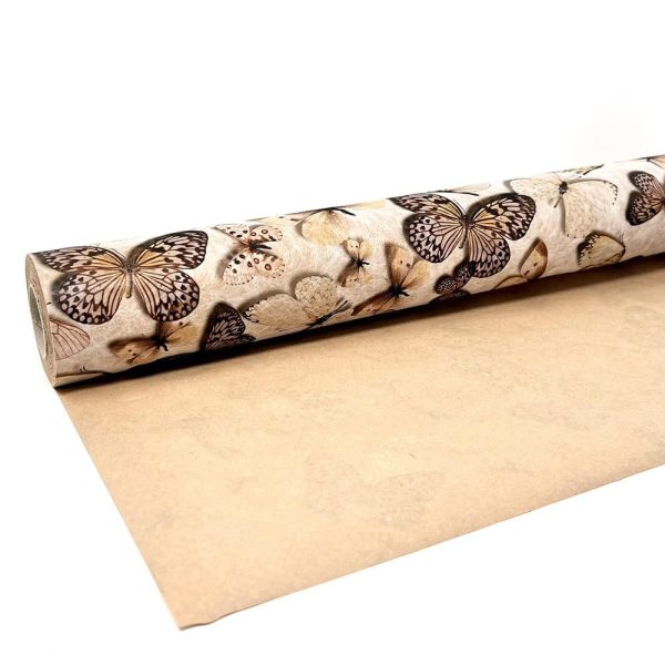 BOBINA CARTA-FIBRA IMPERMEABILE CM 75X20 MT -FARFALLE- BEIGE BOBINA CARTA-FIBRA IMPERMEABILE CM 75X20 MT -FARFALLE- BEIGE