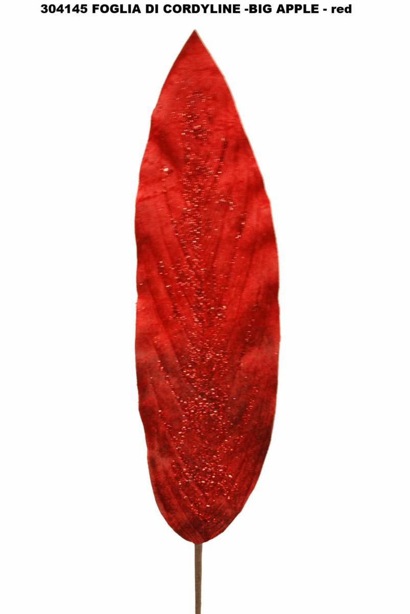 FOGLIA DI CORDYLINE -BIG APPLE ROSSO