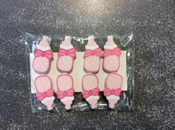 SET 8 MOLLETTINE BIBERON ROSA