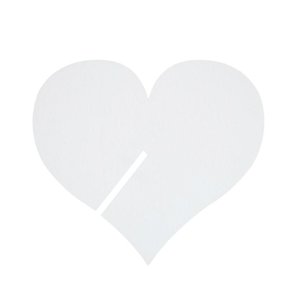 SET 12 CUORI X BICCHIERE 12 CM BIANCO SET 12 CUORI X BICCHIERE 12 CM BIANCO