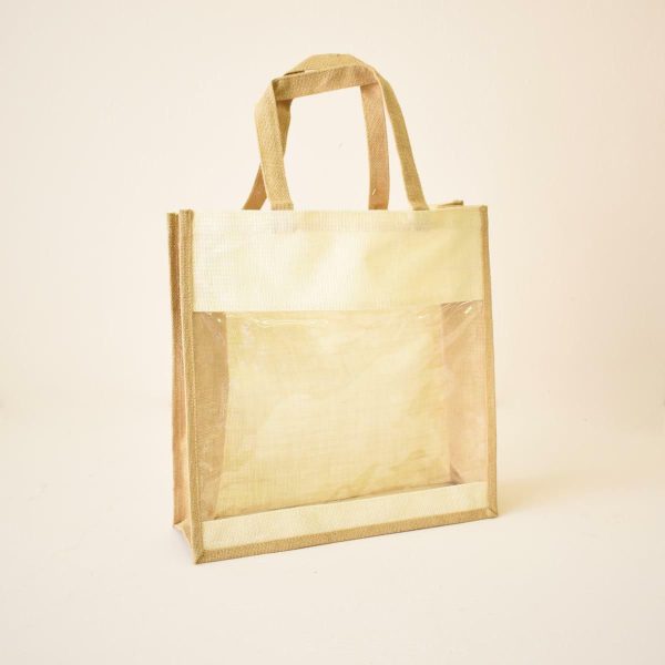 SHOPPER 37X37X12 C/VETRINA PV.