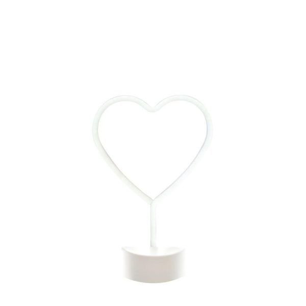 LAMPADA NEON -CUORE- 5 LED BATTERIA LAMPADA NEON -CUORE- 5 LED BATTERIA