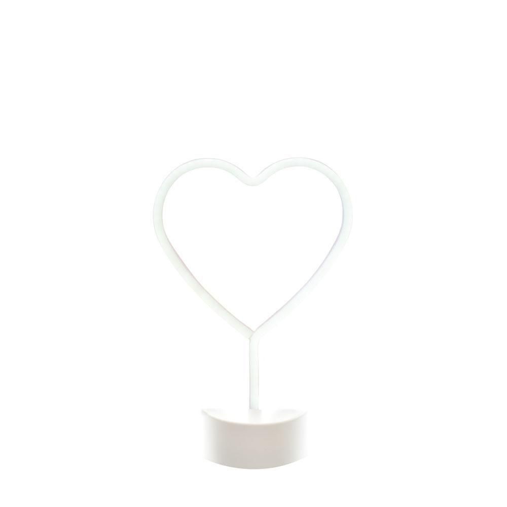 LAMPADA NEON -CUORE- 5 LED BATTERIA