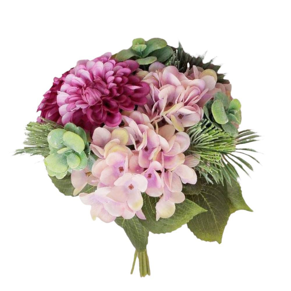 ZINNIA/HYDRANGEA BOUQUET CM.36 BEAUTY ZINNIA/HYDRANGEA BOUQUET CM.36 BEAUTY