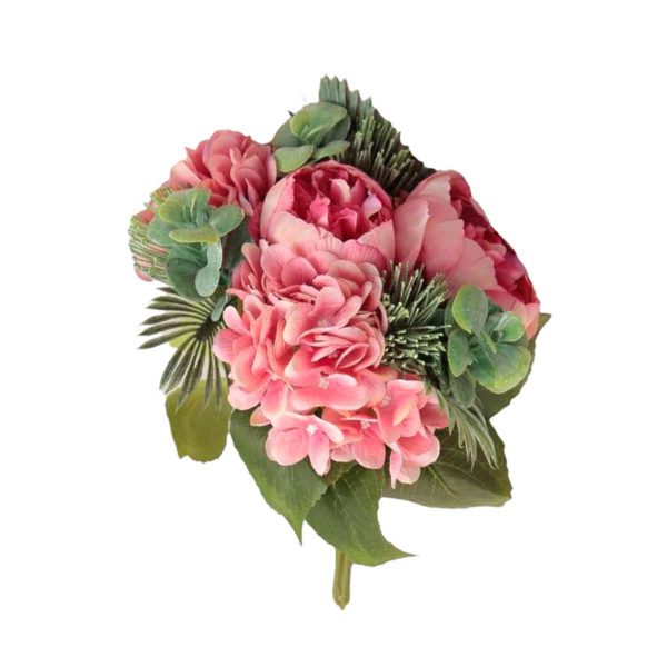 PEONIE/HYDRANGEA BOUQUET CM.36 ROSA PEONIE/HYDRANGEA BOUQUET CM.36 ROSA