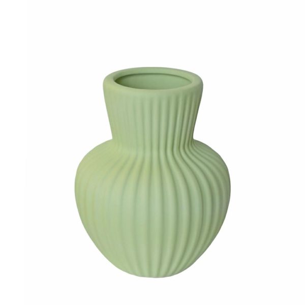 VASO CERAMICA D.13,3 CMH.17 CM VERDE VASO CERAMICA D.13,3 CMH.17 CM VERDE