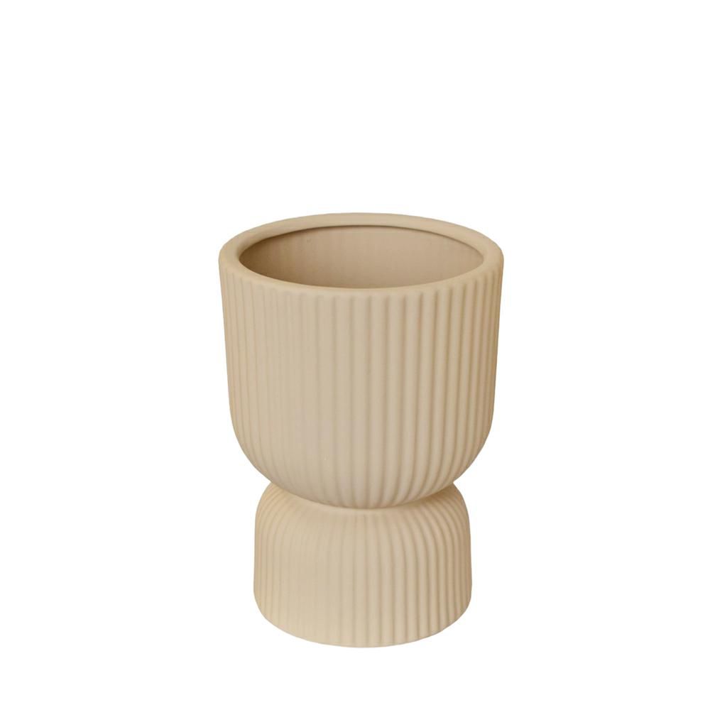 VASO CERAMICA D.11,5 CMH.16 CM CREMA VASO CERAMICA D.11,5 CMH.16 CM CREMA
