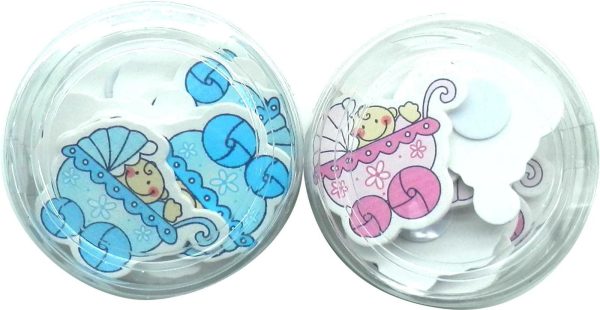 SET 12 STICKERS-PASSEGGINO-NASCITA