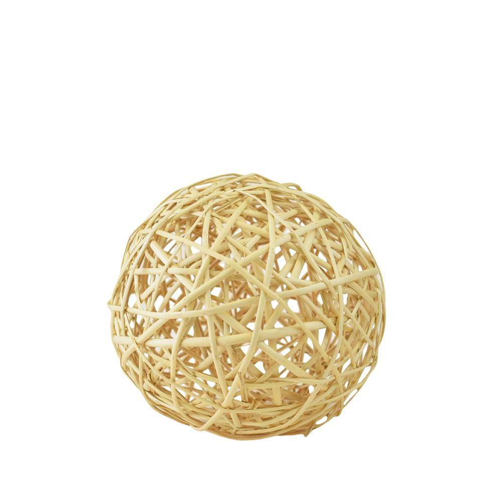 SFERA VIMINI INTRECCIATA D.15CM NATURALE SFERA VIMINI INTRECCIATA D.15CM NATURALE