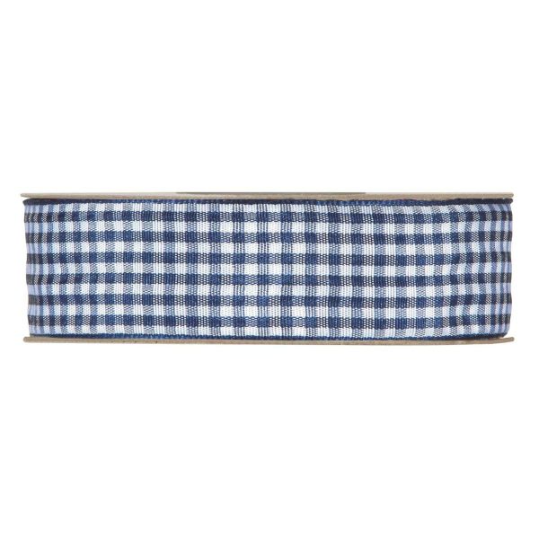 NASTRO VICHY 25MM 20MT BLU/BIANCO