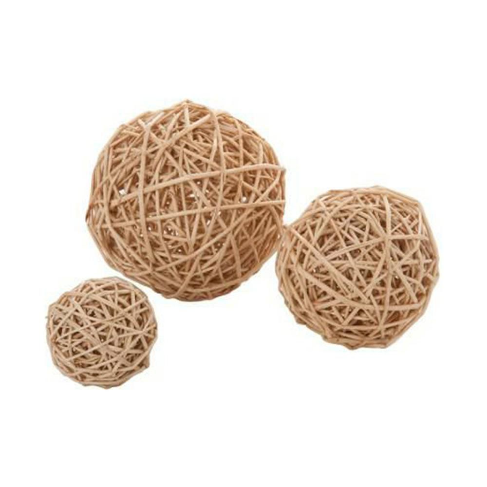 SFERA VIMINI INTRECCIATA D.30 CM NATURALE SFERA VIMINI INTRECCIATA D.30 CM NATURALE