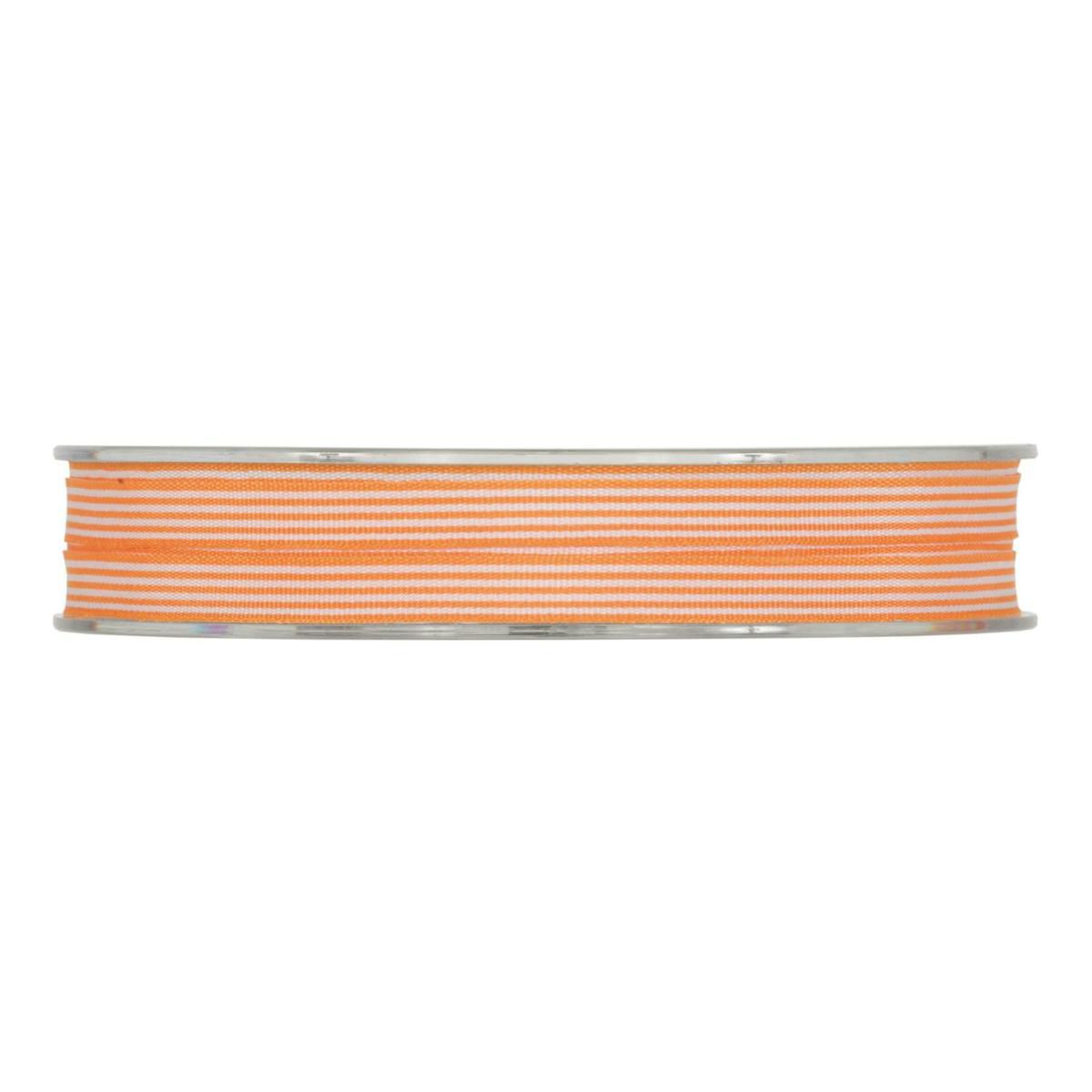 NASTRO MISTO COTONE 7MM25MT -RAYURE- ARANCIO NASTRO MISTO COTONE 7MM25MT -RAYURE- ARANCIO