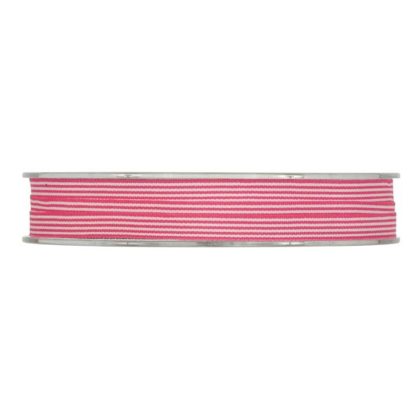 NASTRO MISTO COTONE 7MM25MT -RAYURE- FUXIA NASTRO MISTO COTONE 7MM25MT -RAYURE- FUXIA