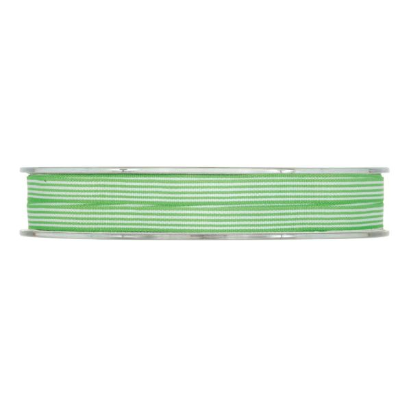 NASTRO MISTO COTONE 7MM25MT -RAYURE- VERDE MELA NASTRO MISTO COTONE 7MM25MT -RAYURE- VERDE MELA