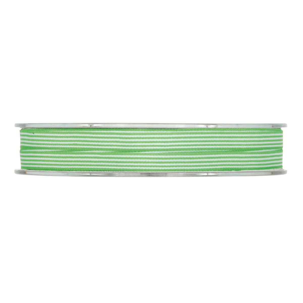 NASTRO MISTO COTONE 7MM25MT -RAYURE- VERDE MELA NASTRO MISTO COTONE 7MM25MT -RAYURE- VERDE MELA
