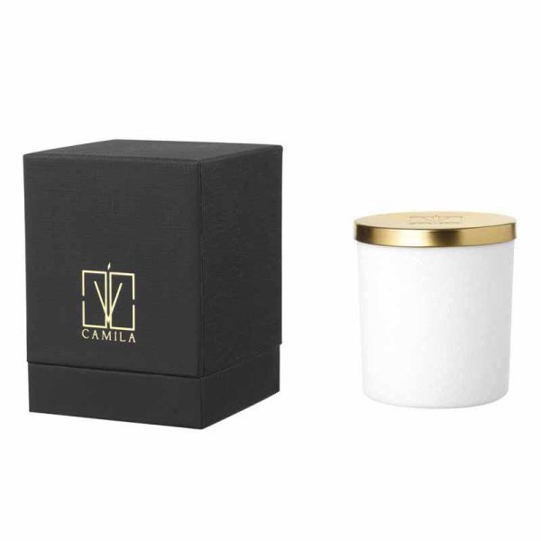 CANDELA PROFUMATA D.7,5H.8 CM GR.140 -ALOE VERA- BIANCO CANDELA PROFUMATA D.7,5H.8 CM GR.140 -ALOE VERA- BIANCO