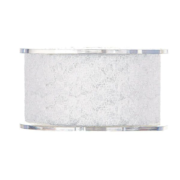 NASTRO PIZZO 63MM 10MT -FLOWER- BIANCO NASTRO PIZZO 63MM 10MT -FLOWER- BIANCO