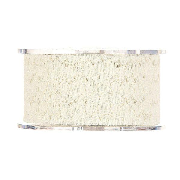 NASTRO PIZZO 63MM 10MT -FLOWER- AVORIO NASTRO PIZZO 63MM 10MT -FLOWER- AVORIO