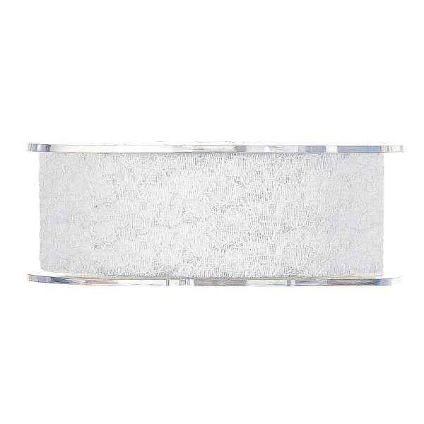 NASTRO PIZZO 38MM 10MT -FLOWER- BIANCO NASTRO PIZZO 38MM 10MT -FLOWER- BIANCO