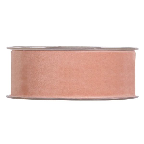 NASTRO DOPPIO VELLUTO 40MM 7MT SALMONE NASTRO DOPPIO VELLUTO 40MM 7MT SALMONE
