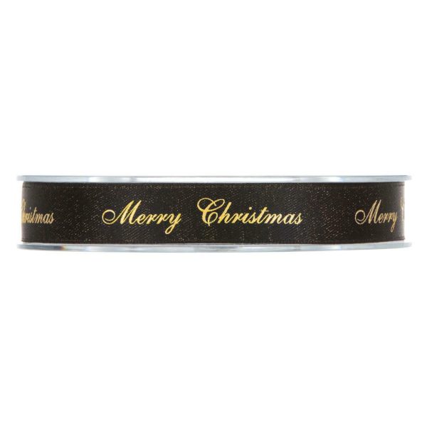 NASTRO -AUGURI- 15MM 25MT NERO/ORO NASTRO -AUGURI- 15MM 25MT NERO/ORO