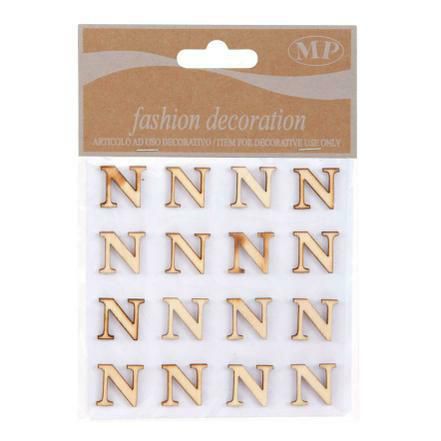 SET 16 LETTERE LEGNO 10X10 CM STICKERS NATURALE SET 16 LETTERE LEGNO 10X10 CM STICKERS NATURALE