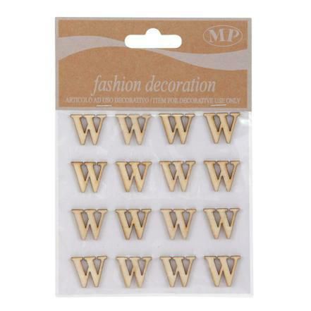 SET 16 LETTERE LEGNO 10X10 CM STICKERS NATURALE SET 16 LETTERE LEGNO 10X10 CM STICKERS NATURALE
