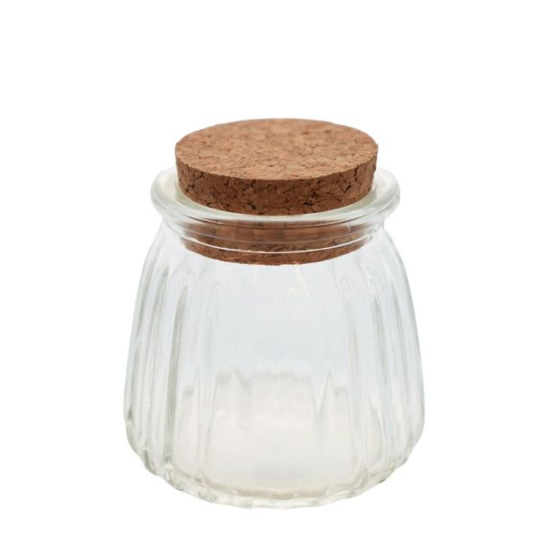 VASETTO VETRO C/TAPPO SUGHERO D.6,6 CM H.7,8 CM TRASPARENTE VASETTO VETRO C/TAPPO SUGHERO D.6,6 CM H.7,8 CM TRASPARENTE