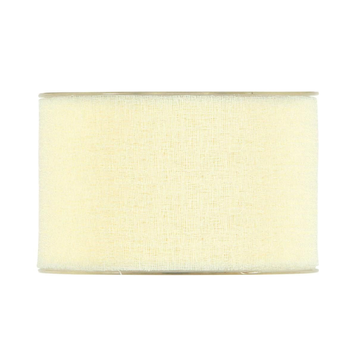 NASTRO GARZA DI COTONE 63MM 25MT -DELICATE- AVORIO NASTRO GARZA DI COTONE 63MM 25MT -DELICATE- AVORIO